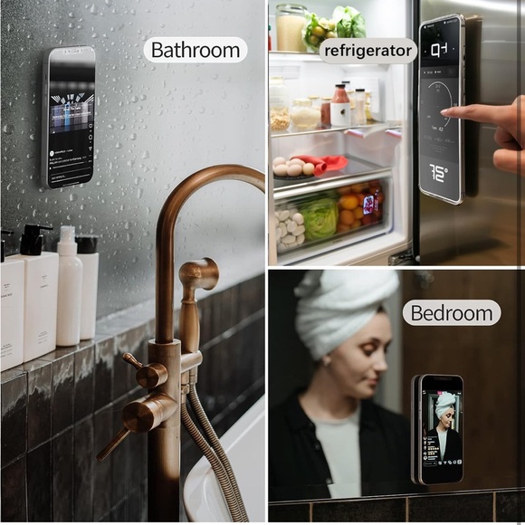 5for$10 Two Sticky Phone Grip, Shower Mirror Phone Mount Suction Cup Phone Mount - Picture 7 of 7